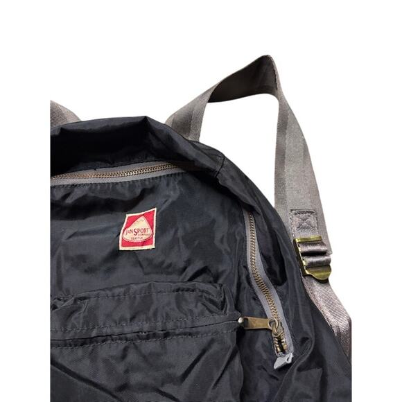Vintage JanSport Skip Yowell Backpack Heritage Series Black Rucksack Hiking Bag - Picture 2 of 13